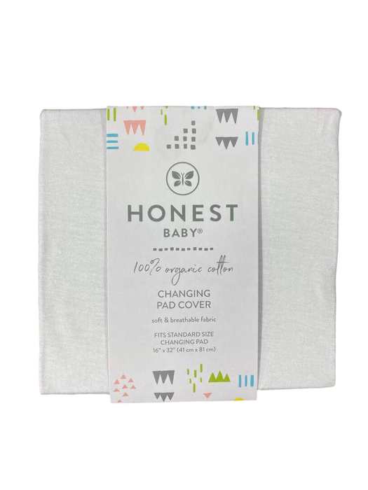 Shop Honest Baby Organic Cotton Changing Pad Cover, White at GoodBuy Gear