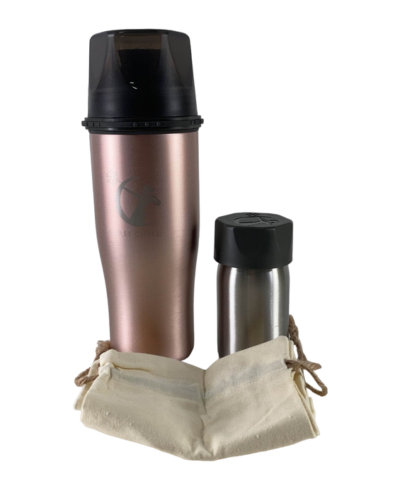 Shop Ceres Chill Demigoddess Mini Chiller, Made You Blush (Rose Gold) at GoodBuy Gear