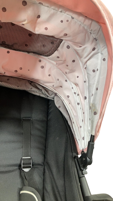 Shop Mockingbird Single 2.0 Stroller, 2024, Bloom, Silver With Black Leather, Watercolor Drops at GoodBuy Gear