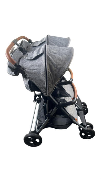 Shop Zoe Twin V1 Double Stroller, 2022, Luxe Grey at GoodBuy Gear