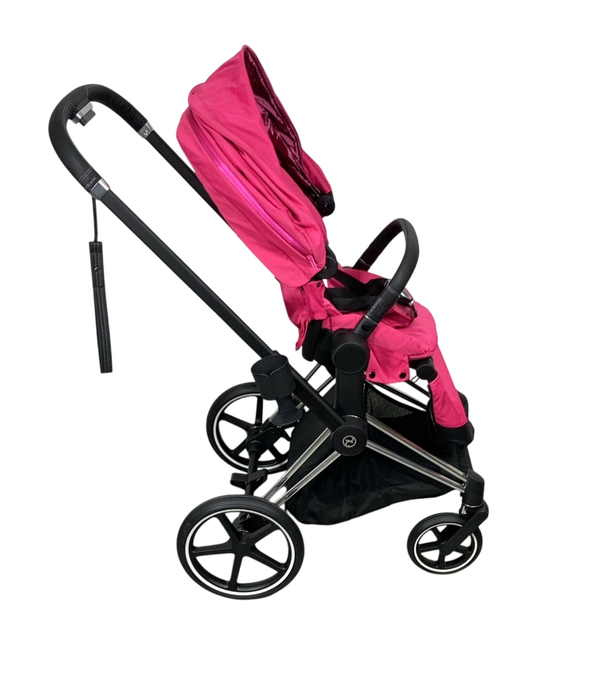 Shop Cybex PRIAM Stroller, 2019, Chrome With Black Details, Fancy Pink at GoodBuy Gear