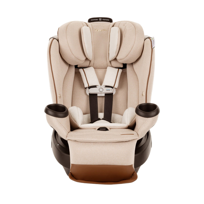 Evenflo Revolve 360 Extend All-in-One Rotating Car Seat with Green & Gentle Fabric, 2025, Champagne