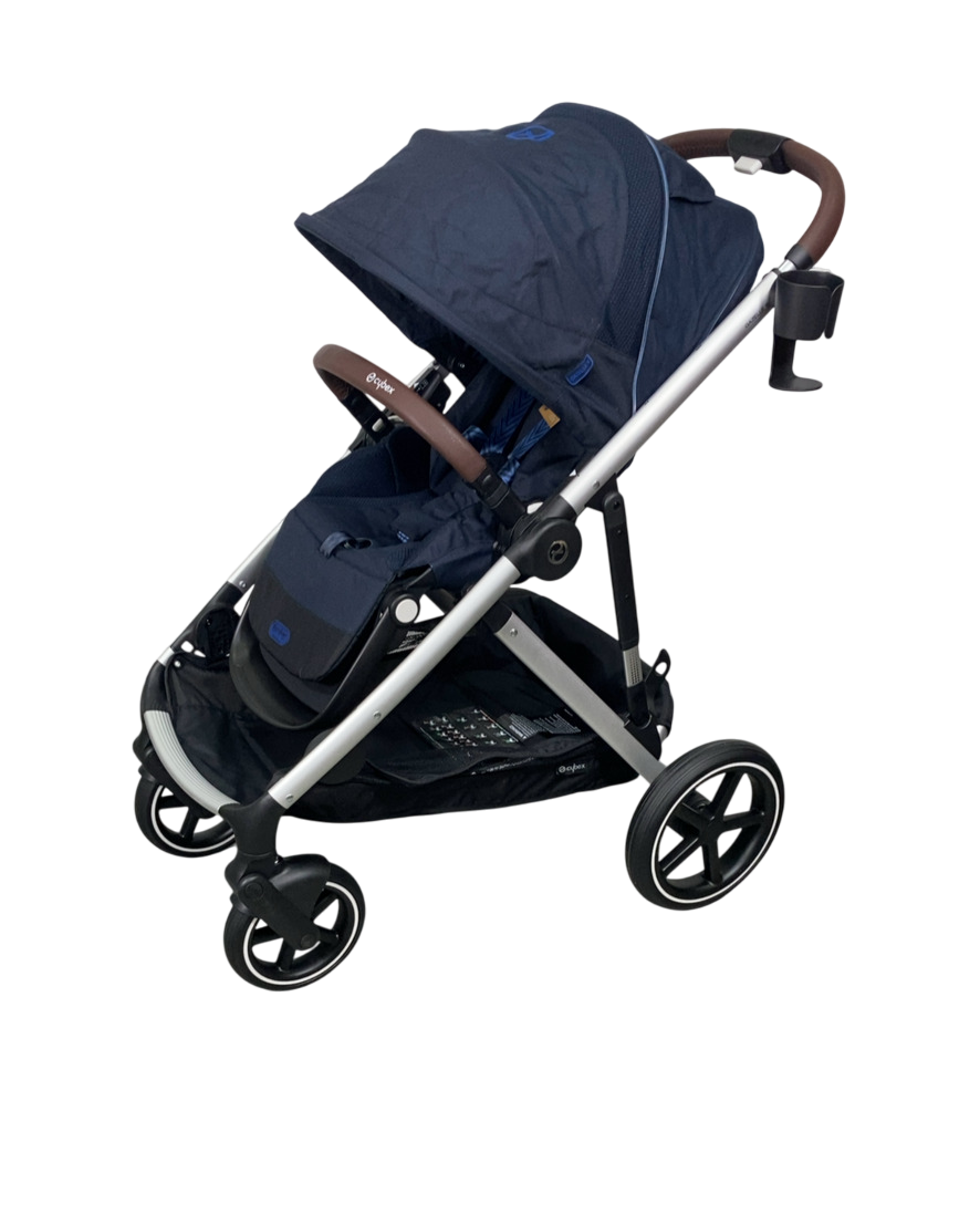 cybex gazelle ocean blue Cybex Gazelle S Modular Stroller, Ocean Blue, Silver Frame, 2024