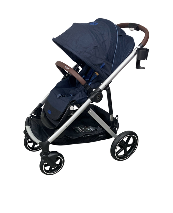 Shop Cybex Gazelle S Modular Stroller, 2024, Ocean Blue, Silver Frame at GoodBuy Gear