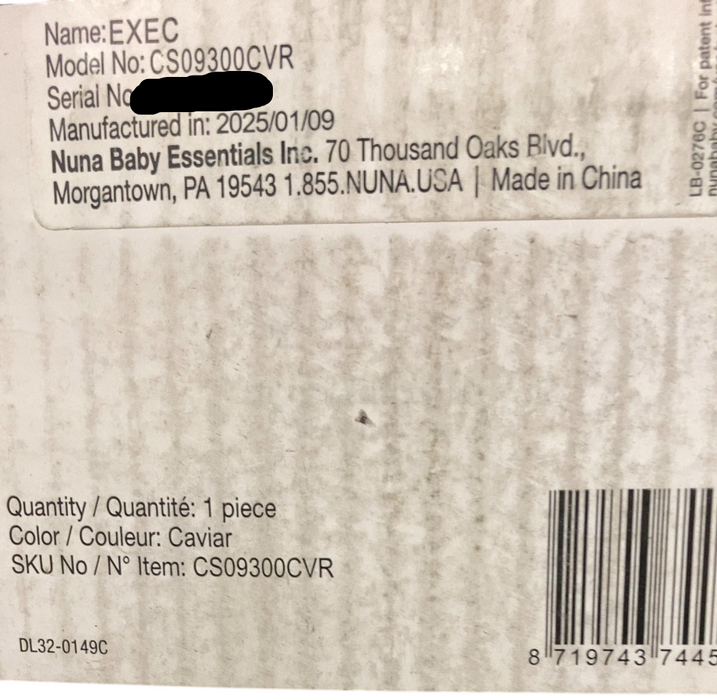 Shop Nuna EXEC All In One Car Seat, Caviar, 2025 at GoodBuy Gear