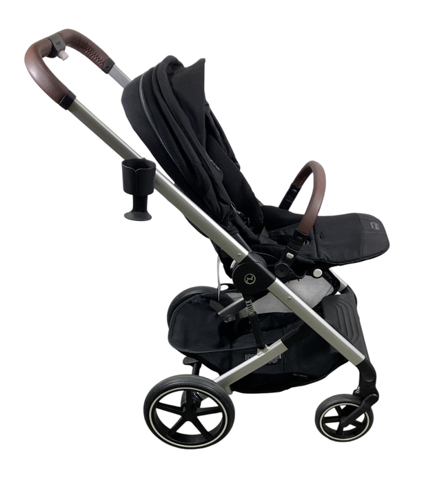 Shop Cybex Balios S Lux Stroller, 2023, Moon Black, Silver at GoodBuy Gear