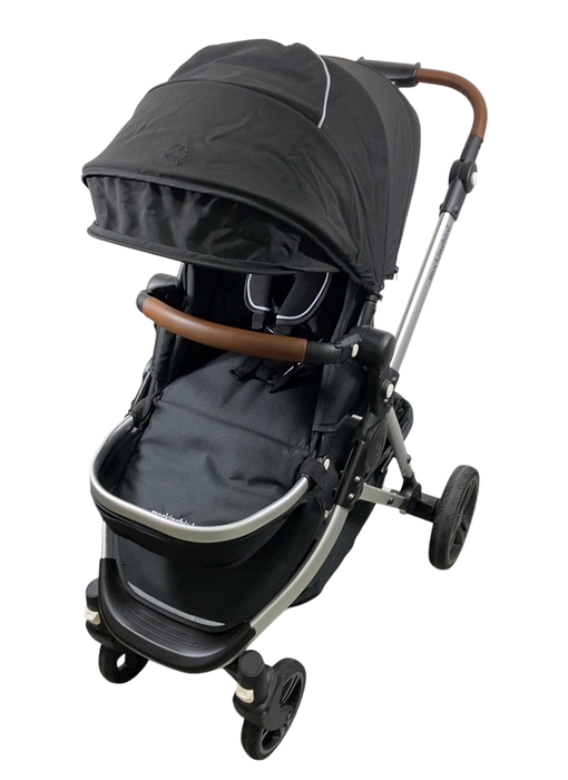 Shop Mockingbird Single 2.0 Stroller, Black, Windowpane, Silver With Penny Leather, 2024 at GoodBuy Gear
