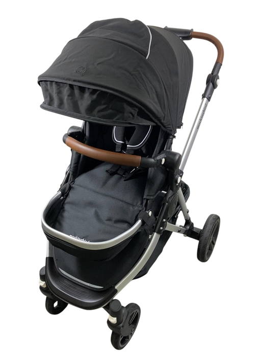 Shop Mockingbird Single 2.0 Stroller, Black, Windowpane, Silver With Penny Leather, 2024 at GoodBuy Gear