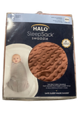 Shop Halo SleepSack Swaddle, Newborn, Cedar Plushy Dots at GoodBuy Gear