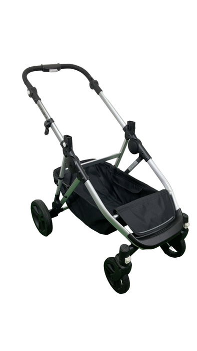 Shop Mockingbird 2.0 Single to Double Stroller Frame, 2024, Silver With Penny Leather at GoodBuy Gear