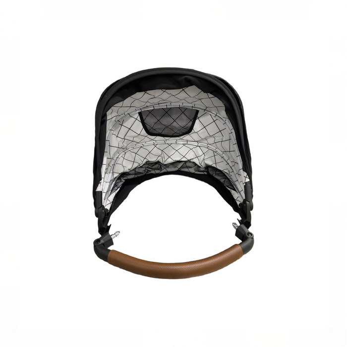 Shop Mockingbird Single 3.0 Stroller, 2025, Black Windowpane, Silver with Penny Leather at GoodBuy Gear