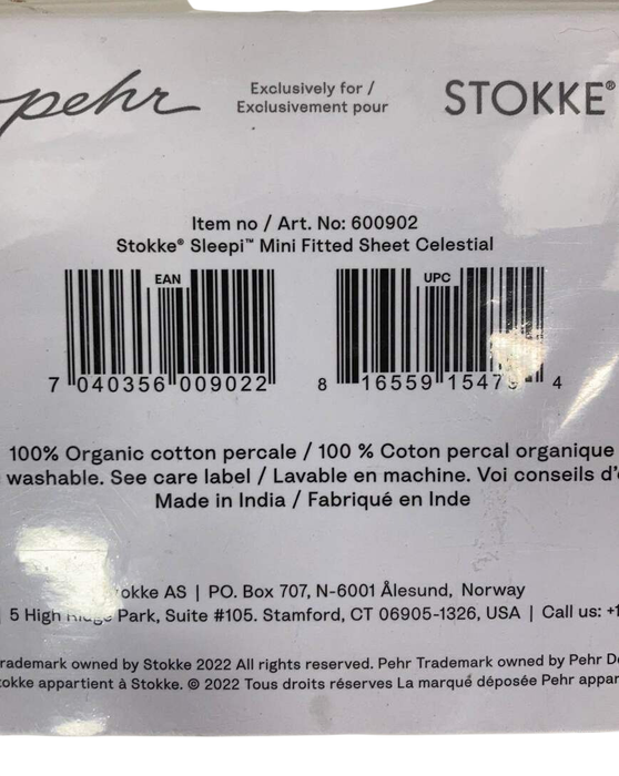 Shop Stokke Sleepi Mini Fitted Sheet, Celestial, V3 at GoodBuy Gear