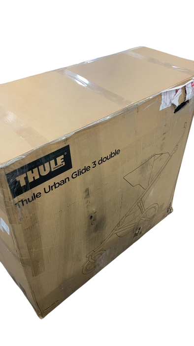 Shop Thule Urban Glide 3 Double Stroller, 2025, Black, Magnetic Harness at GoodBuy Gear