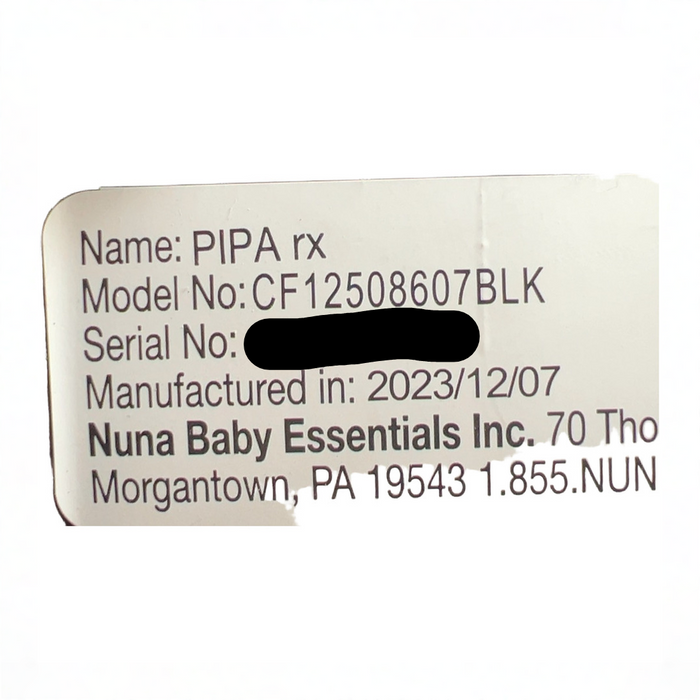 Shop Nuna PIPA rx Infant Car Seat, 2023, Caviar at GoodBuy Gear