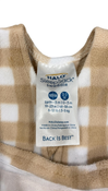 Shop Halo Micro-Fleece Swaddle, Gingham Tan, Newborn at GoodBuy Gear
