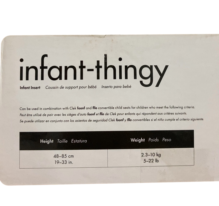 Shop Clek Infant-thingy, Noire at GoodBuy Gear