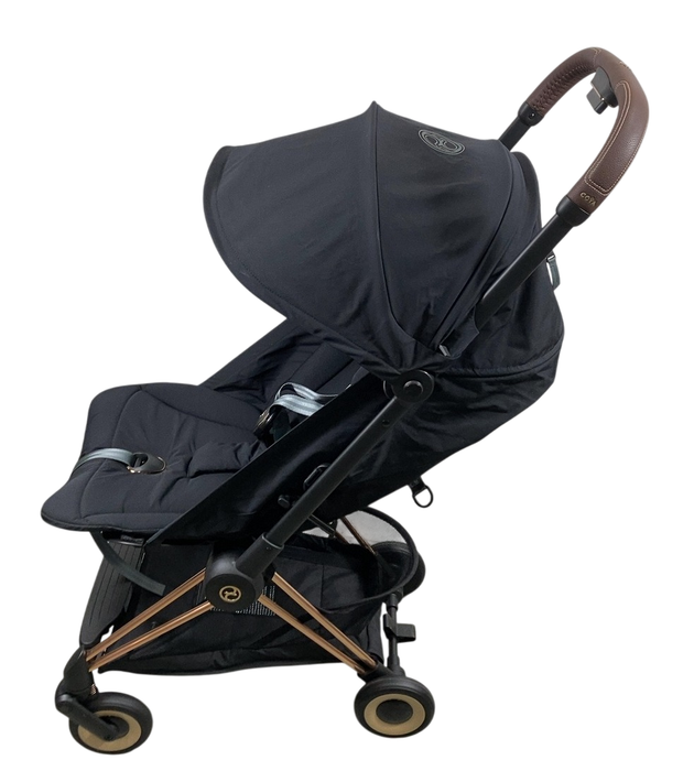 Shop Cybex Coya Stroller, 2023, Rose Gold, Sepia Black at GoodBuy Gear
