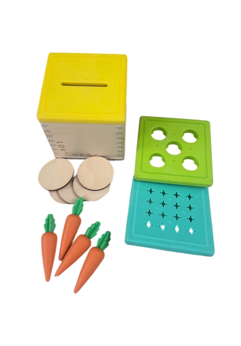 Shop Lovevery Wooden Coin Bank Set at GoodBuy Gear