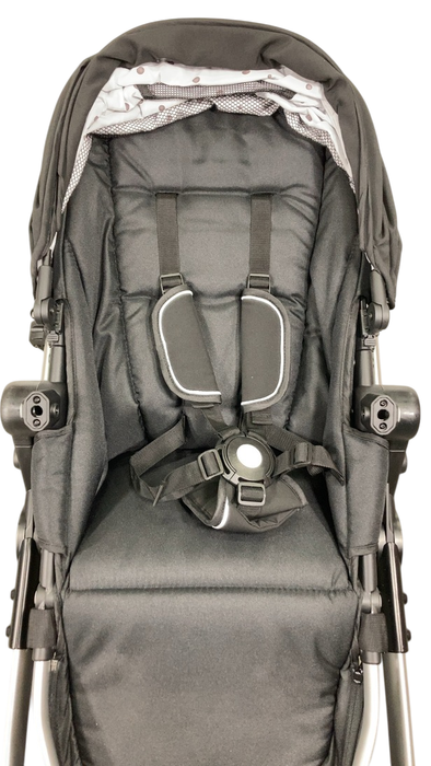 Shop Mockingbird Single to Double 2.0 Stroller, 2024, Black, Silver With Penny Leather, Watercolor Drops at GoodBuy Gear