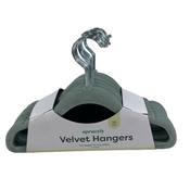 Shop Sprucely Velvet Hangers 20 Pack, Sage at GoodBuy Gear