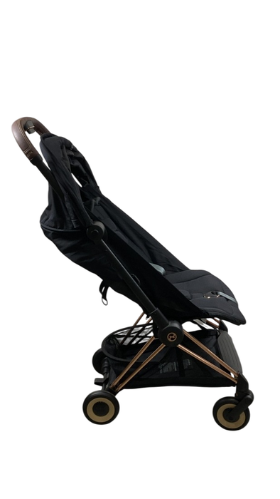 Shop Cybex Coya Stroller, 2023, Rose Gold, Sepia Black at GoodBuy Gear