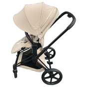 Shop Cybex PRIAM5 Stroller, 2026, Cozy Beige (Matt Black Frame) at GoodBuy Gear