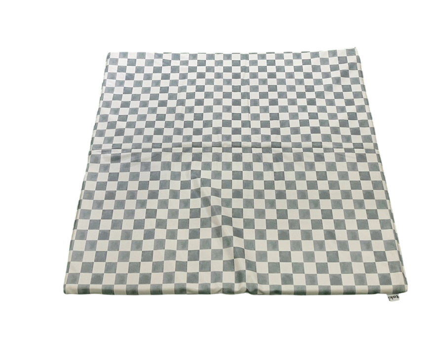 Shop Toki Kids Vegan Leather Cover, Checker Matcha, Standard at GoodBuy Gear