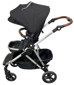 Shop Mockingbird Single to Double 2.0 Stroller, 2024, Black, Silver With Penny Leather, Windowpane at GoodBuy Gear