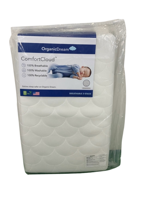 Shop Organic Dream ComfortCloud Mini Crib Mattress, White at GoodBuy Gear