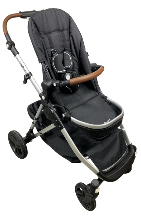Shop Mockingbird Single to Double 2.0 Stroller, 2024, No Canopy, No Canopy, Silver With Penny Leather at GoodBuy Gear