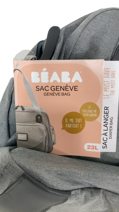 Shop Beaba Geneva Diaper Bag, Heather Grey at GoodBuy Gear