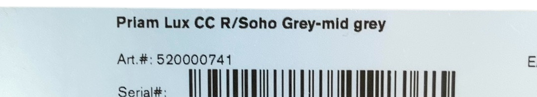 Shop Cybex PRIAM Lux Carry Cot, Soho Grey at GoodBuy Gear