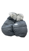 Shop 7 A.M. Enfant Tundra Car Seat Cocoon, Heather Grey Dark/Arctic Faux Fur at GoodBuy Gear