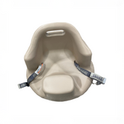 Shop Upseat Baby Floor & Booster Seat with Tray, Taupe at GoodBuy Gear