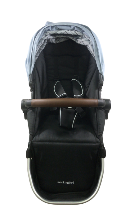 Shop Mockingbird 2nd Seat Kit 2.0, Silver With Penny Leather, Sky, Windowpane at GoodBuy Gear