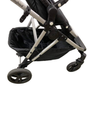 used Mockingbird Single to Double 2.0 Stroller, 2023, Silver with Penny Leather, Windowpane, Black