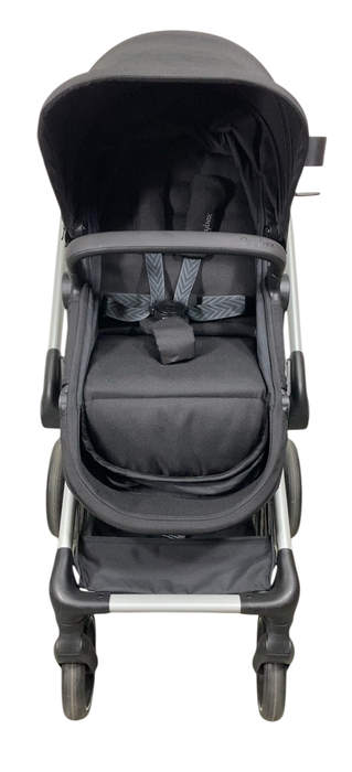 Shop Cybex Eos Stroller, 2024, Moon Black, Silver at GoodBuy Gear