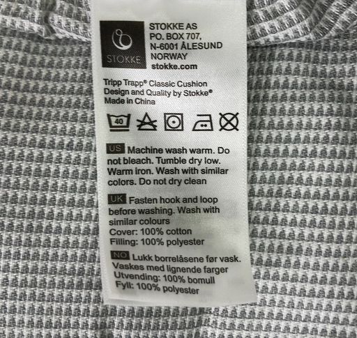 Shop Stokke Tripp Trapp Classic Cushion, Nordic Grey, Version 2.0 at GoodBuy Gear