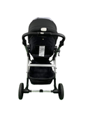 Shop Mockingbird Single to Double 2.0 Stroller, 2024, Black, Silver With Black Leather, Watercolor Drops at GoodBuy Gear