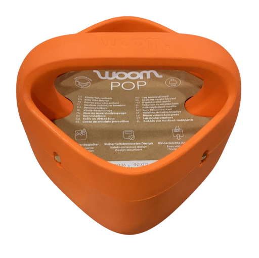Shop Woom POP Kids' Bike Basket, Pumpkin Orange at GoodBuy Gear