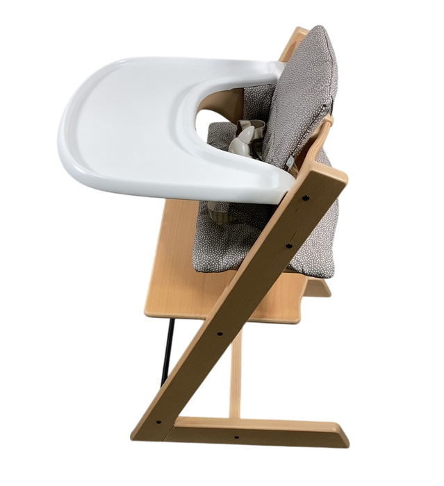Shop Stokke Tripp Trapp Complete High Chair, Dots Grey, Natural at GoodBuy Gear