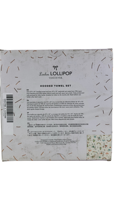 Shop LouLou Lollipop Hooded Towel Set, Llama at GoodBuy Gear