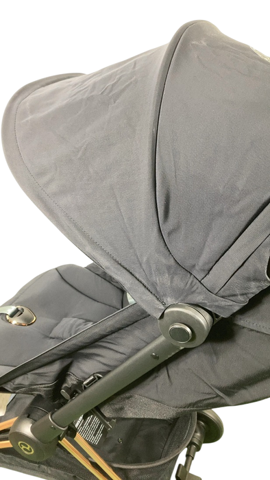 Shop Cybex Coya Stroller, 2023, Rose Gold, Sepia Black at GoodBuy Gear