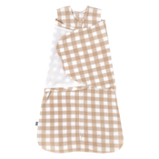 Shop Halo Micro-Fleece SleepSack, Gingham Tan, Small at GoodBuy Gear