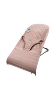 Shop BabyBjorn Bouncer Bliss, Dusty Pink Cotton Classic Quilt, Light Gray Frame at GoodBuy Gear