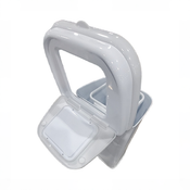 Shop Ubbi Stainless Steel Venti Diaper Pail, White at GoodBuy Gear