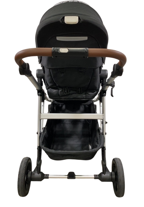 Shop Mockingbird Single to Double 2.0 Stroller, 2024, Black, Silver With Penny Leather, Windowpane at GoodBuy Gear