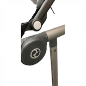 Shop Cybex Gazelle S Modular Stroller, 2024, Moon Black, Taupe Frame at GoodBuy Gear