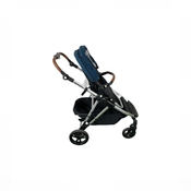 Shop Mockingbird Single to Double 2.0 Stroller, 2025, Sea, Silver With Penny Leather, Watercolor Drops at GoodBuy Gear