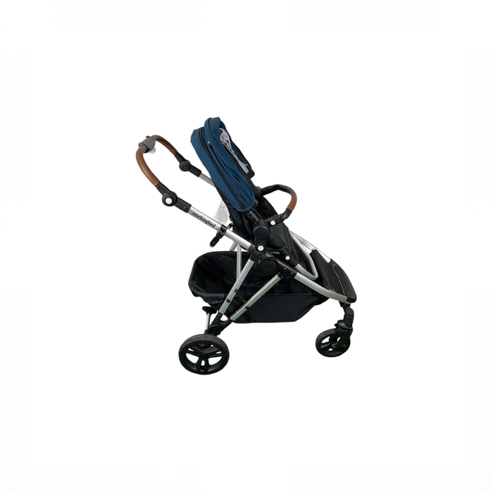 Shop Mockingbird Single to Double 2.0 Stroller, 2025, Sea, Silver With Penny Leather, Watercolor Drops at GoodBuy Gear